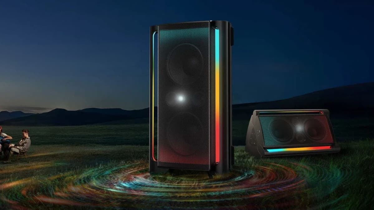 TCL TP300K and TP200K party speakers with RGB lighting