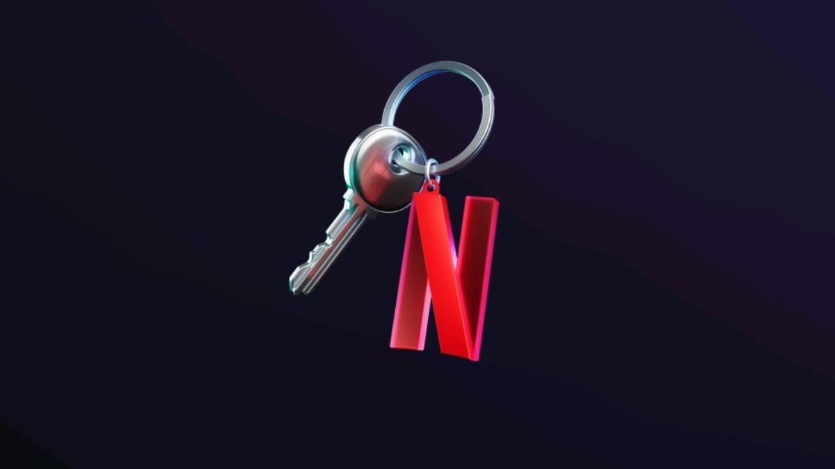 Netflix profile selection screen on a display