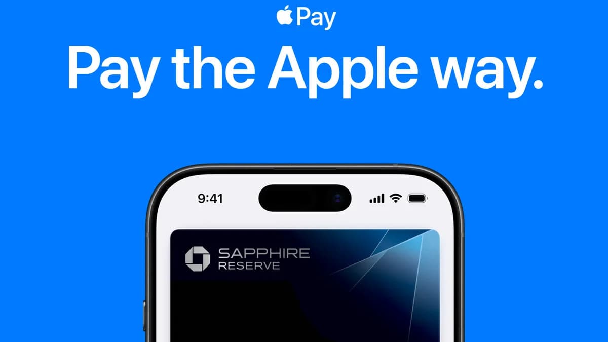 Apple Pay logo on a graphic marking the service's Philippine launch