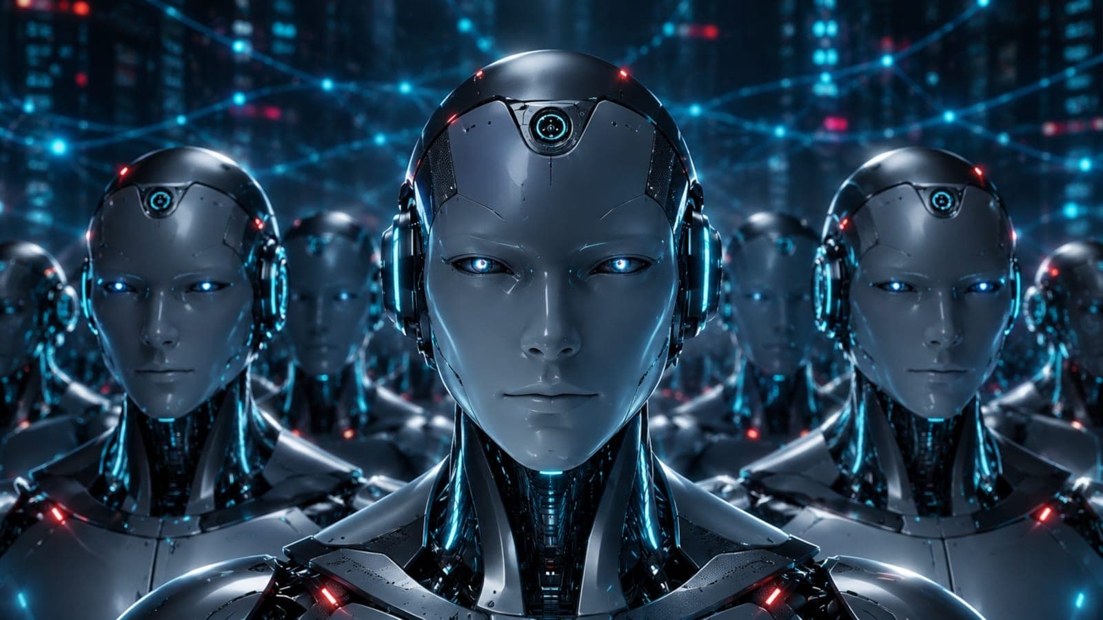 Robot illustration representing an autonomous AI agent