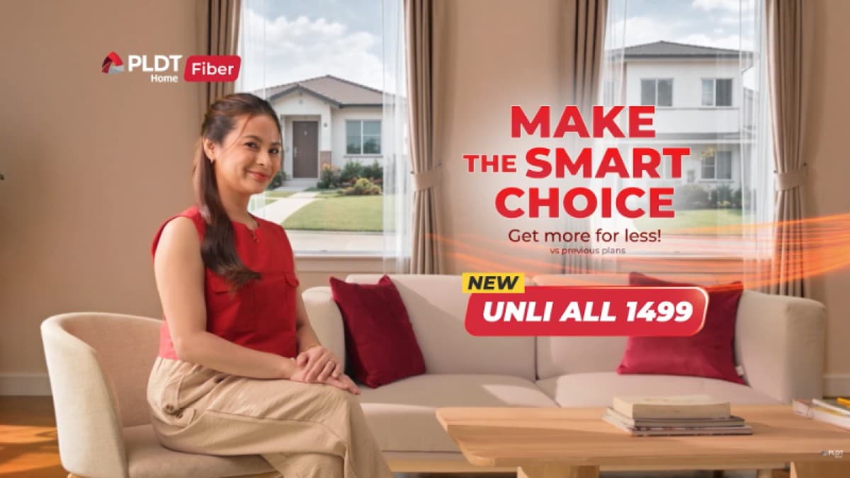 PLDT Home Fiber Unli All 1499 plan promo listing internet, Cignal TV, HBO Max and Smart data inclusions