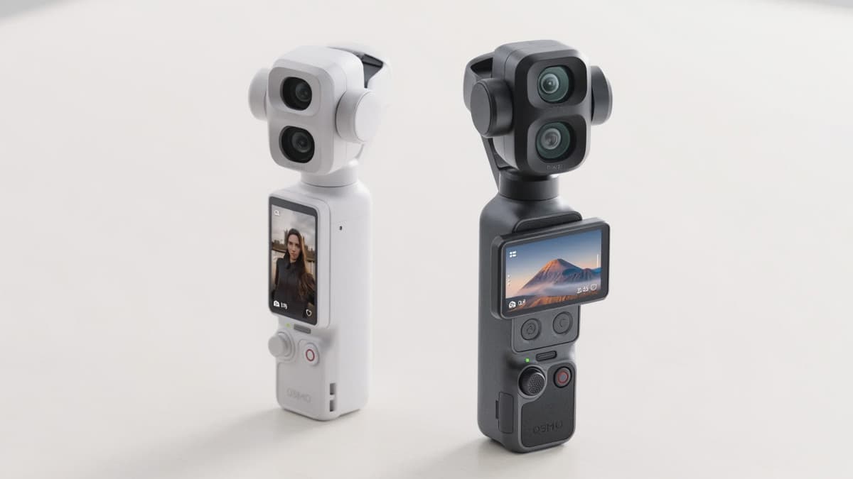 DJI Osmo Pocket 4P compact dual-camera gimbal camera