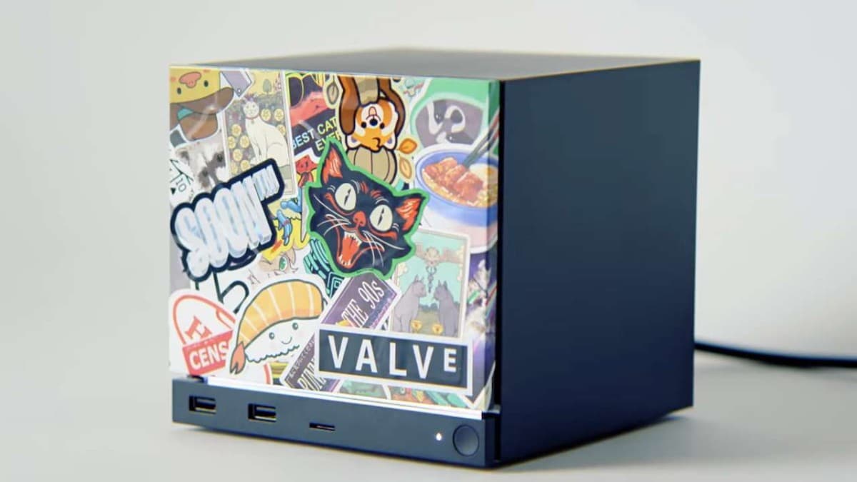 Valve Steam Machine compact cube-shaped SteamOS console